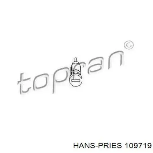 109719 Hans Pries (Topran) cilindro de cerradura de puerta delantera