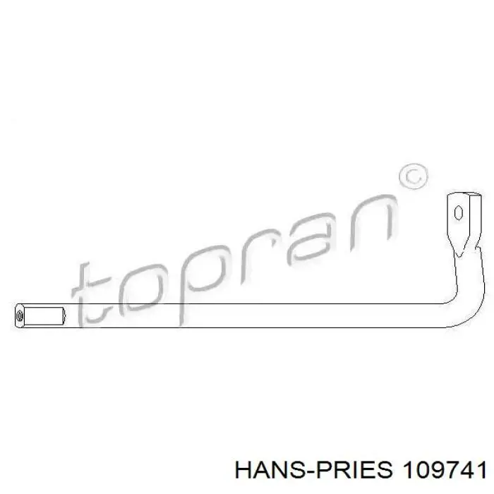 109741 Hans Pries (Topran) soporte, brazo tensor, correa poli v