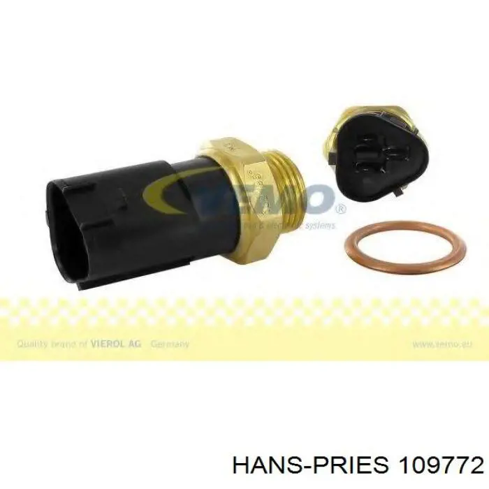Sensor de temperatura del refrigerante Hans Pries (Topran) 109772