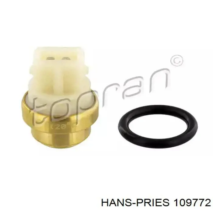 Comprar 109772 Hans Pries (Topran) Sensor de temperatura del refrigerante, salpicadero