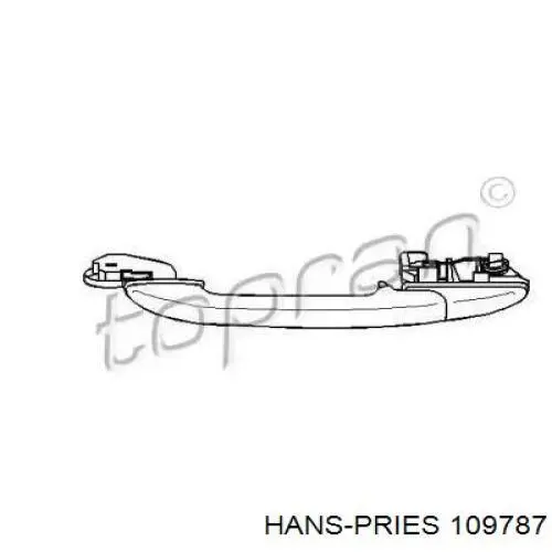 109787 Hans Pries (Topran) tirador de puerta exterior trasero