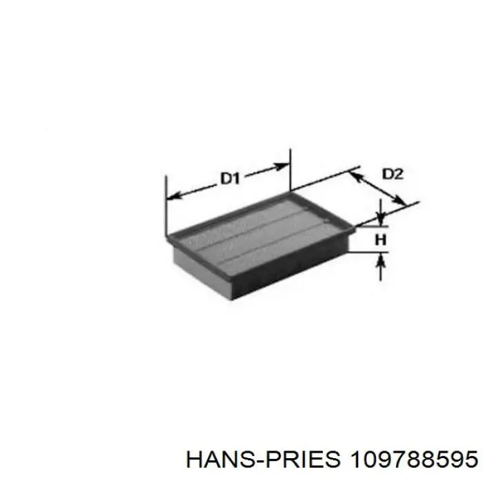 Filtro de aire Volkswagen Golf 5 1K1