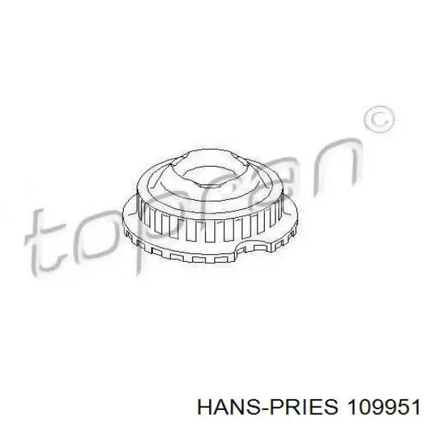 109951 Hans Pries (Topran) soporte amortiguador delantero