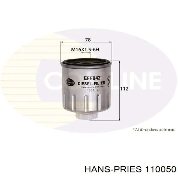 Comprar 110050 Hans Pries (Topran) Guía de la varilla de nivel de aceite del motor