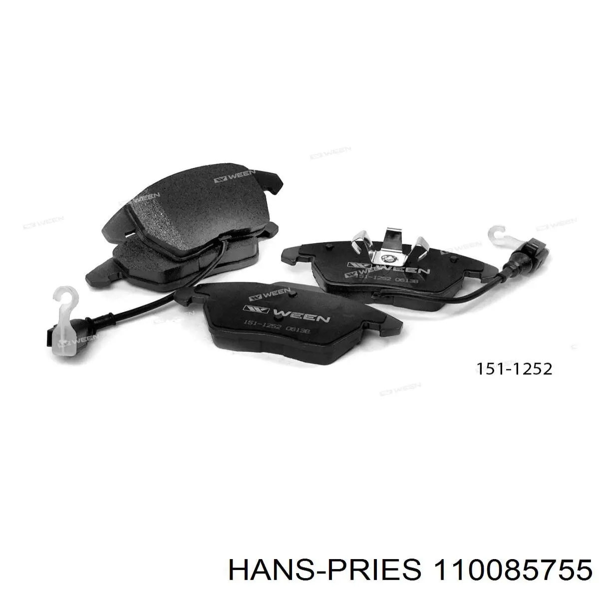 Pastillas de freno delanteras Seat Leon 2 1P1