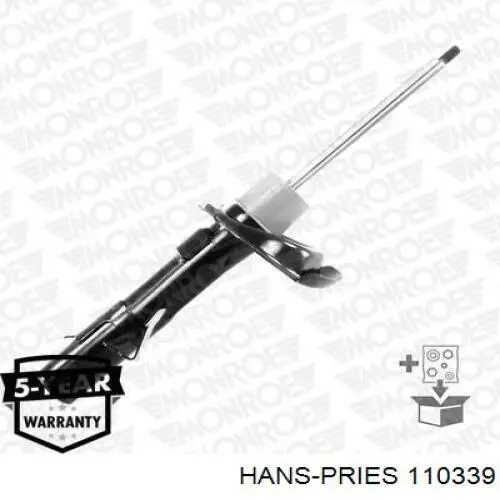 Comprar 110339 Hans Pries (Topran) Tubo del sistema de recirculación de gases de escape EGR