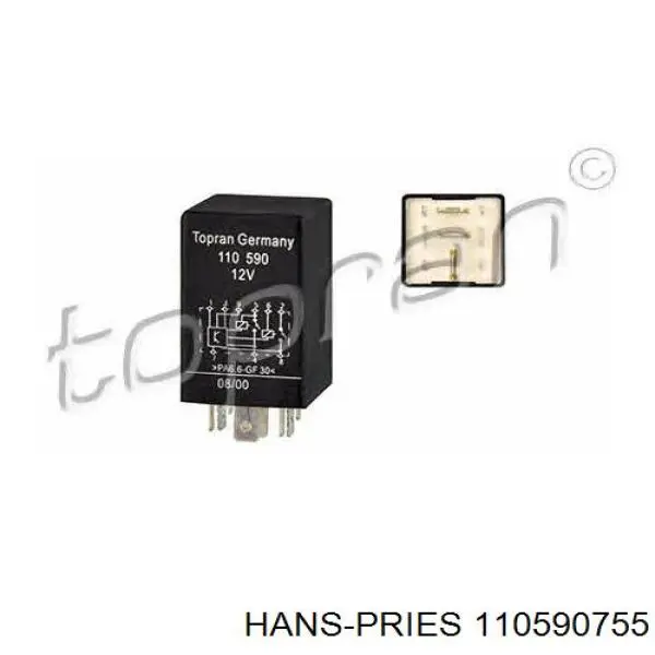 Comprar 110590755 Hans Pries (Topran) Relé de arranque