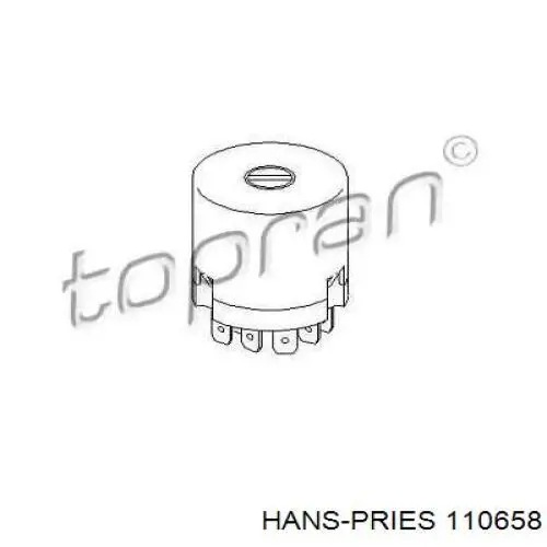 110658 Hans Pries (Topran) caja de сerradura de la dirección