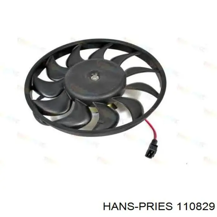 110829 Hans Pries (Topran) ventilador (rodete +motor refrigeración del motor con electromotor completo)