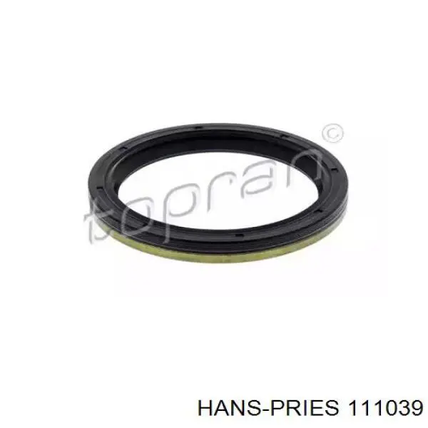 111039 Hans Pries (Topran) anillo retén, diferencial eje delantero
