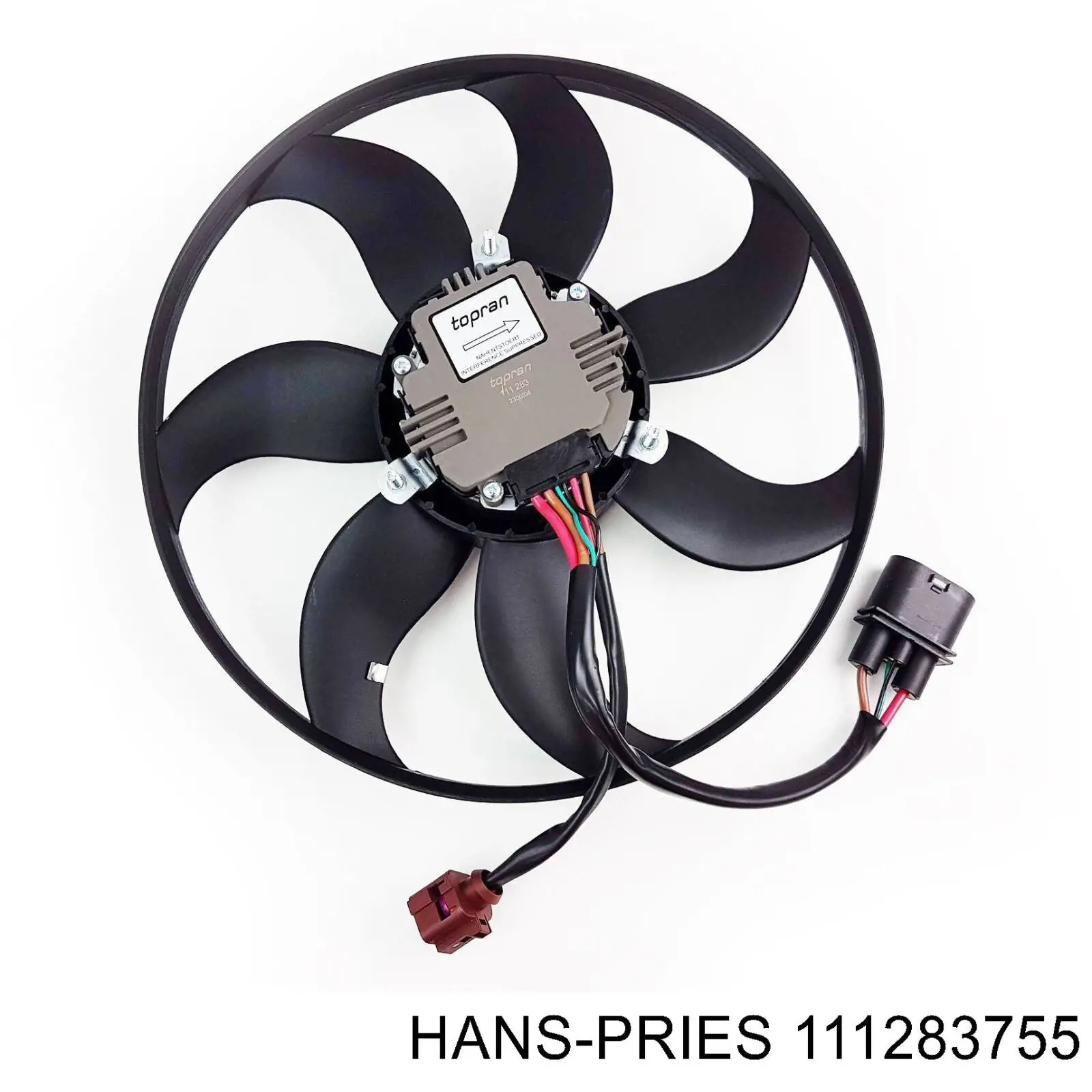 111283755 Hans Pries (Topran) ventilador (rodete +motor refrigeración del motor con electromotor, izquierdo)