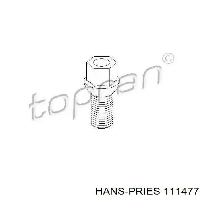 111477 Hans Pries (Topran) tornillo de rueda