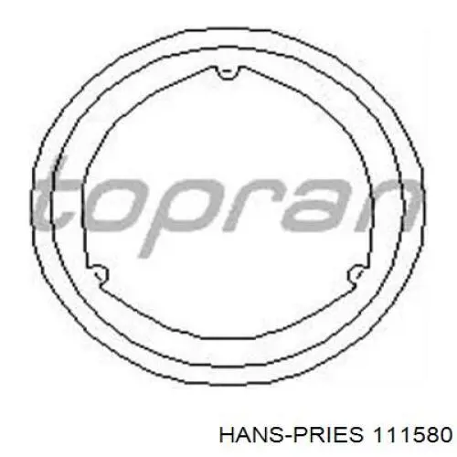 Junta de escape 111580 Hans Pries (Topran)