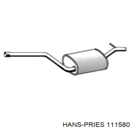Junta de tubo de escape Hans Pries (Topran) 111580 precio, desde 3,74 EUR