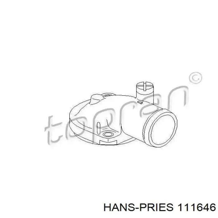 111646 Hans Pries (Topran) tapa de termostato