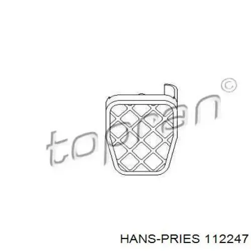 Comprar 112247 Hans Pries (Topran) Cubierta de pedal de freno