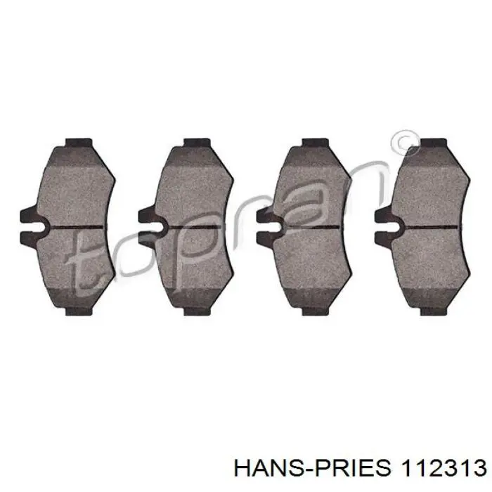 Cubierta del pedal de embrague Hans Pries (Topran) 112313 precio, desde 3,78 EUR