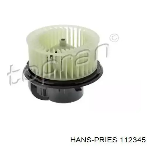 112345 Hans Pries (Topran) motor eléctrico, ventilador habitáculo