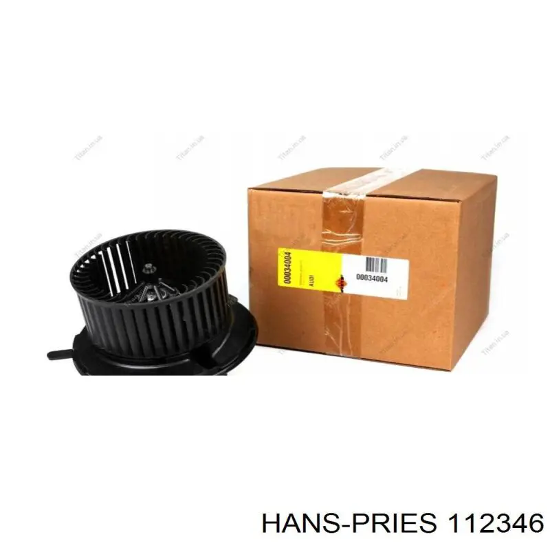 112 346 Hans Pries (Topran) motor eléctrico, ventilador habitáculo