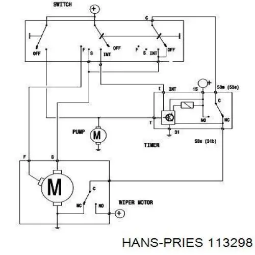 Junta carcasa de termostato Hans Pries (Topran) 113298