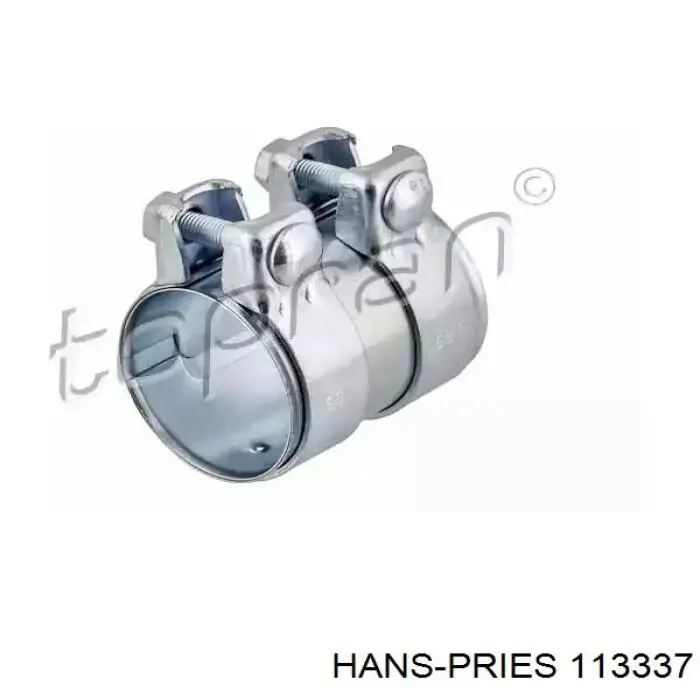 Abrazadera delantera del silenciador Hans Pries (Topran) 113337 precio, desde 14,10 EUR