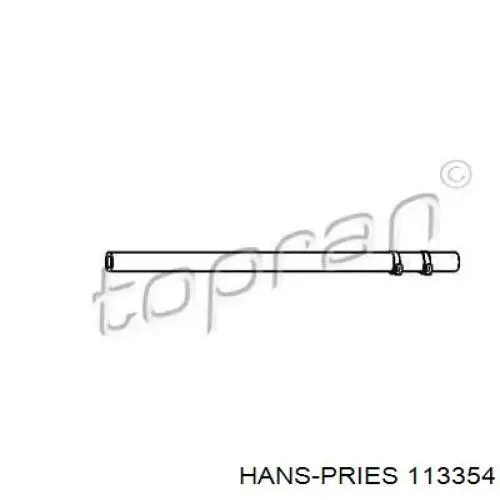 Manguera de baja presión de la dirección asistida, del radiador al depósito Hans Pries (Topran) 113354 precio, desde 19,57 EUR