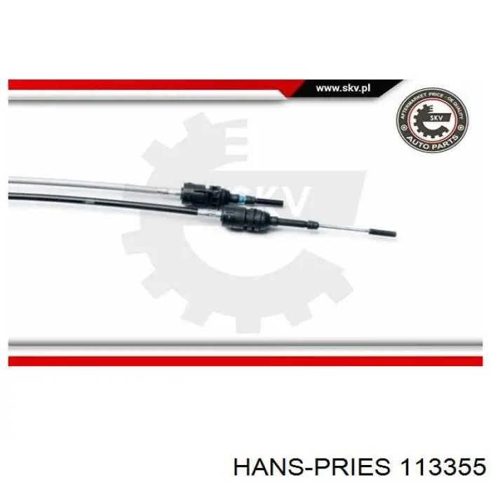 Manguera de baja presión de la dirección asistida, de la cremallera al radiador 113355 Hans Pries (Topran)