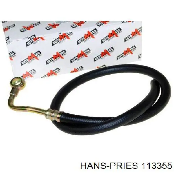 Manguera de baja presión de la dirección asistida, de la cremallera al radiador Hans Pries (Topran) 113355