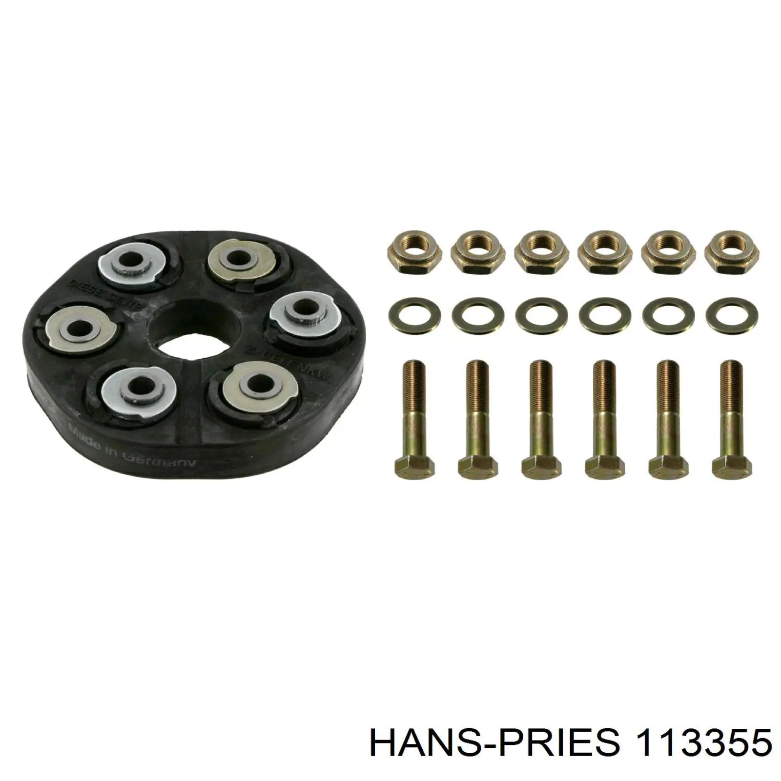 Comprar 113355 Hans Pries (Topran) Manguera de baja presión de la dirección asistida, de la cremallera al radiador