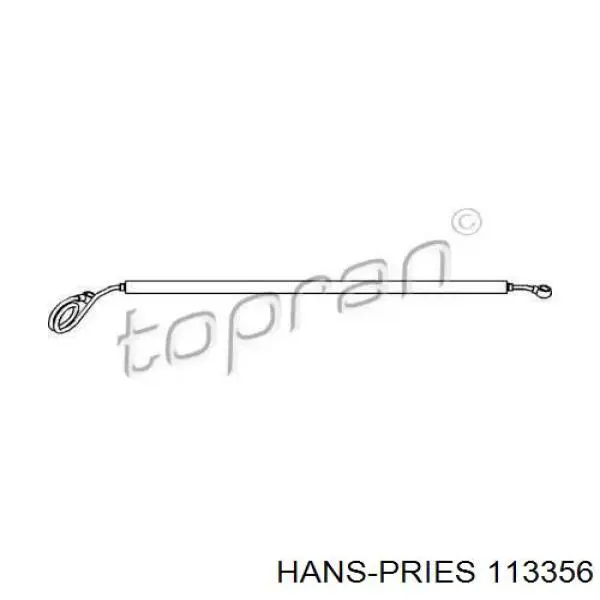 Comprar 113356 Hans Pries (Topran) Manguera de alta presion de direccion, hidráulica