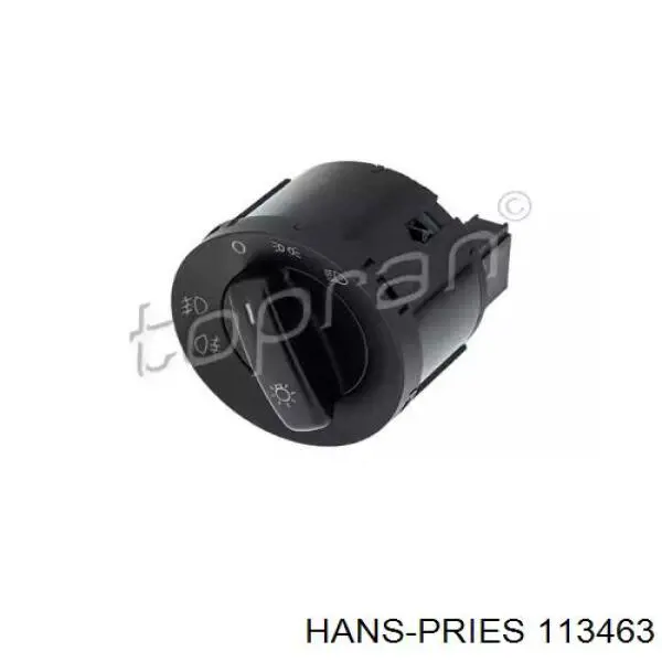 113463 Hans Pries (Topran) interruptor de faros para "torpedo"