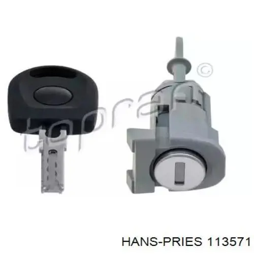 113571 Hans Pries (Topran) cilindro de cerradura de puerta delantera izquierda