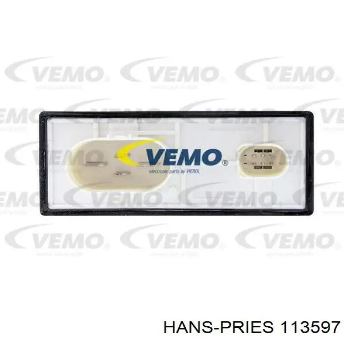 Regulador de velocidad del ventilador de refrigeración (unidad de control) 113597 Hans Pries (Topran)