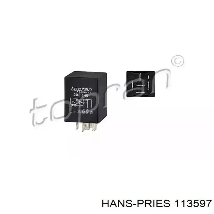 Regulador de velocidad del ventilador de refrigeración (unidad de control) Hans Pries (Topran) 113597 precio, desde 24,68 EUR