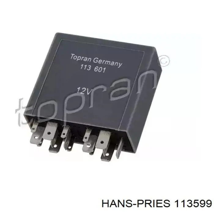 Relé de bomba eléctrica de combustible 113599 Hans Pries (Topran)