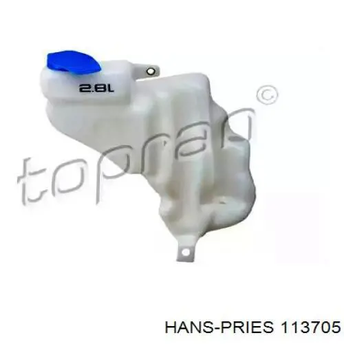 113705 Hans Pries (Topran) depósito del agua de lavado, lavado de parabrisas