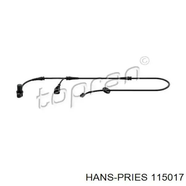 115017 Hans Pries (Topran) sensor abs delantero