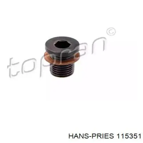 115351 Hans Pries (Topran) tapón roscado, colector de aceite