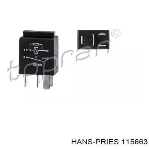 Comprar 115663 Hans Pries (Topran) Relé de bocina