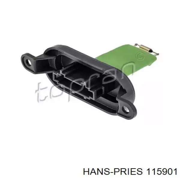 115901 Hans Pries (Topran) resistencia de motor, ventilador aire acondicionado