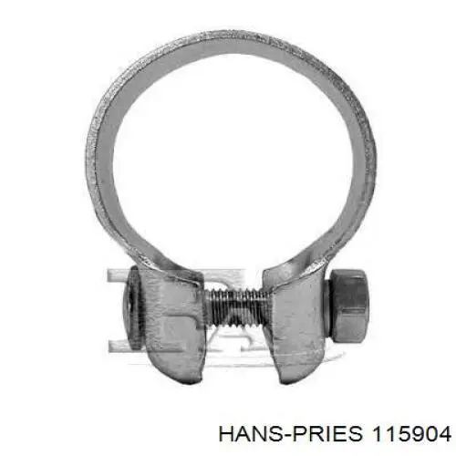 115904 Hans Pries (Topran) acoplado rapido, manguera de el radiador