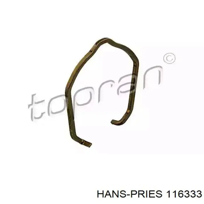 116333 Hans Pries (Topran) Abrazadera de tubo del intercooler