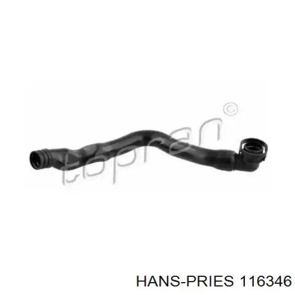 116346 Hans Pries (Topran) tubo de ventilacion del carter (separador de aceite)
