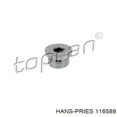 Comprar 116589 Hans Pries (Topran) Tapón del cárter de aceite