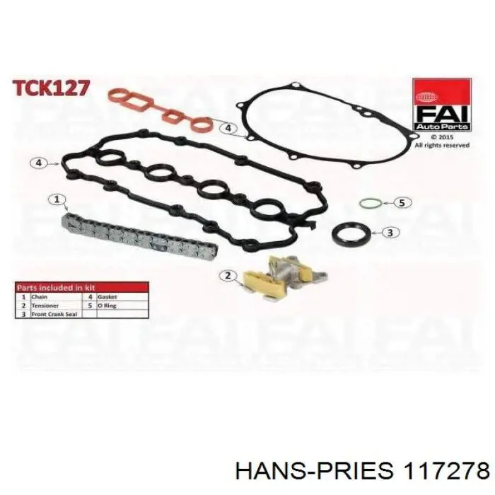 117278 Hans Pries (Topran) cadena de distribución