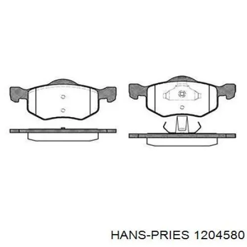 1204580 Hans Pries (Topran) suspensión, alternador