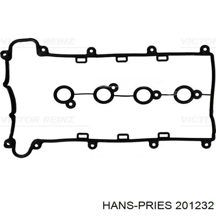 201232 Hans Pries (Topran) junta, tapa de culata de cilindro derecha