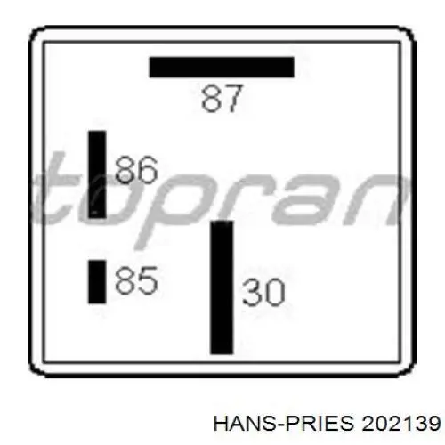 202139 Hans Pries (Topran) contacto de aviso, desgaste de los frenos