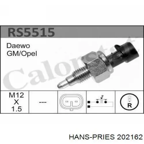 Interruptor, piloto de marcha atrás Opel Combo
