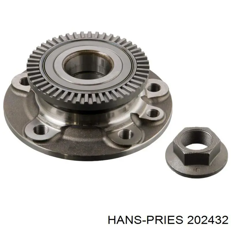 202432 Hans Pries (Topran) cubo de rueda delantero